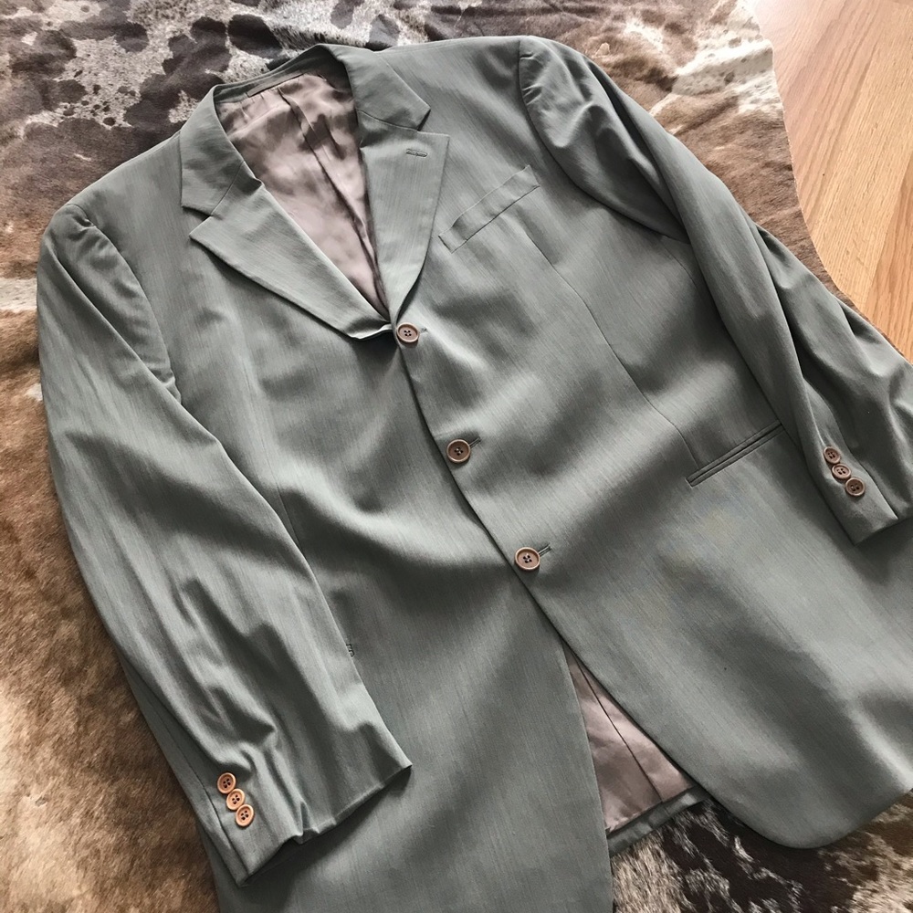 Giorgio Armani suit jacket sport coat size 46L - Picture 6 of 9